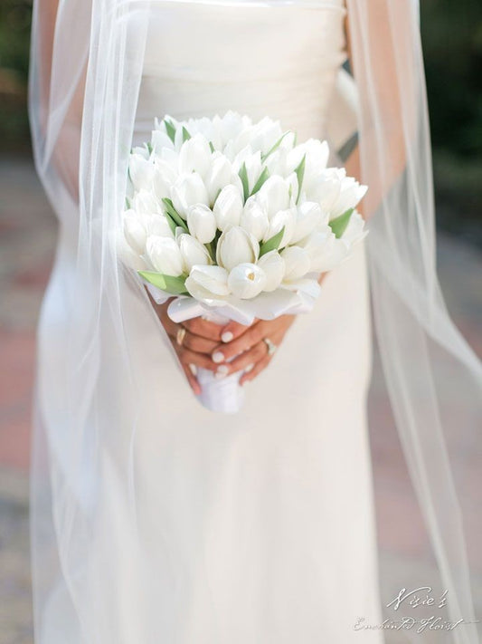 Snow Tulip Embrace