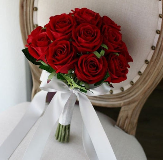 Bridal Bouquet - Crimson Romance