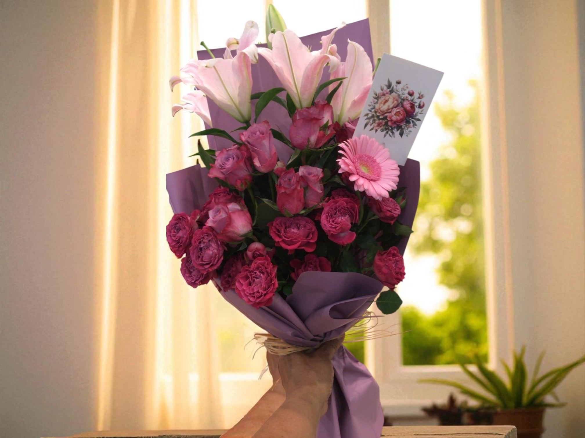 Romantic Glow Bouquet